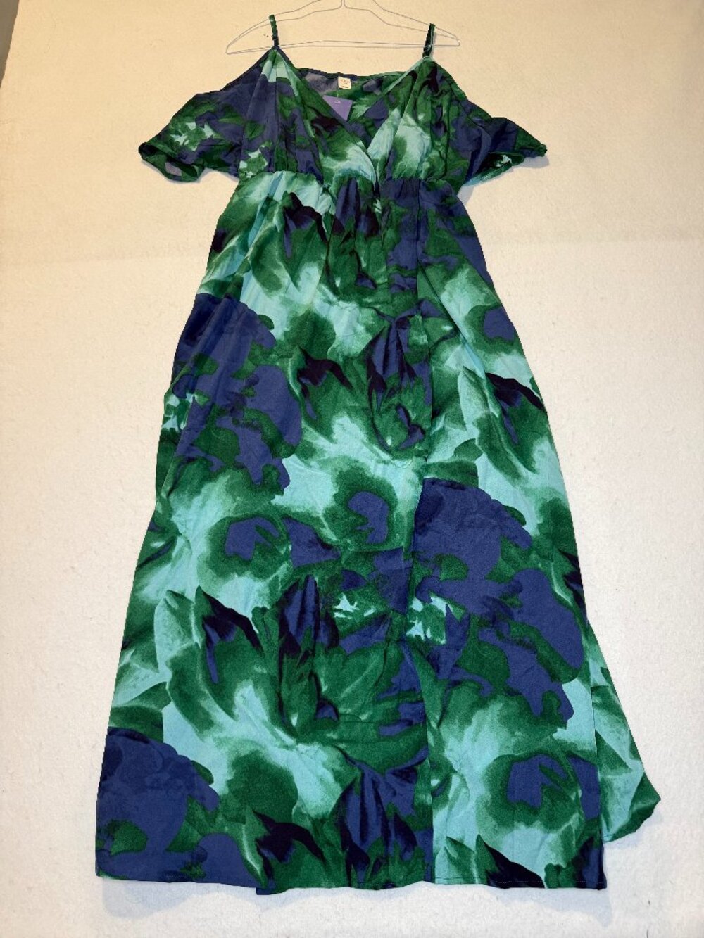 Floerns Maxi Dress Women's Size 3X-large Sundress Slit w/ Slight High Low Hem